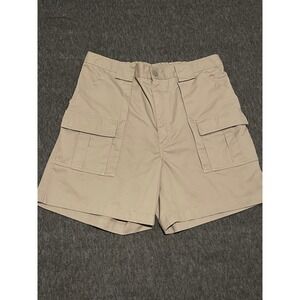 Weekender Brand Sportswear Men's Beige Cargo Shorts Size 38 Hiking, Fishing, EUC